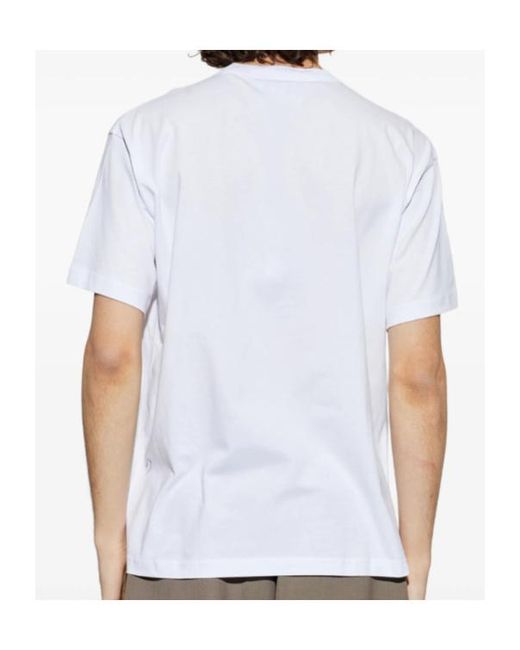 Versace White Jeans Couture Logo Printed Crewneck T-Shirt for men