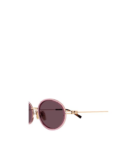 Gucci Brown Eyewear Round Frame Sunglasses