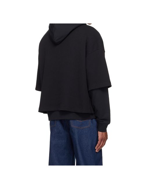 Jean Paul Gaultier Blue Oversized Jpg Hoodie for men