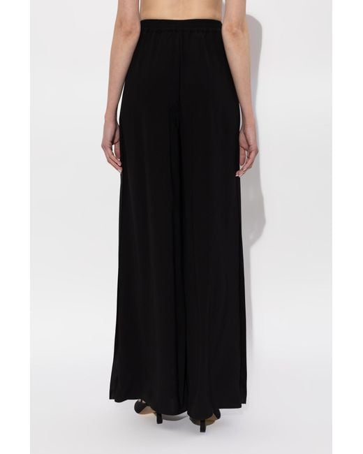 Max Mara Black Elasticated Trousers