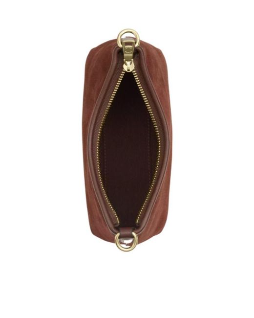 COACH Brown Laurel Small Shoulder Bag With Tassels