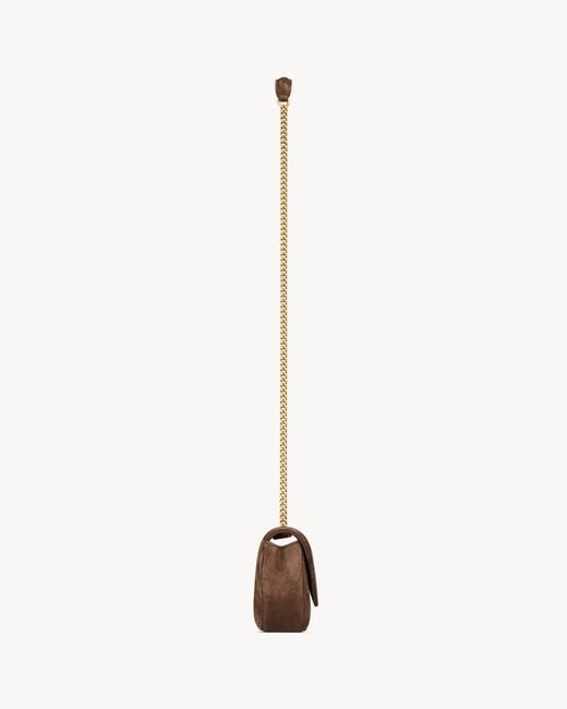 Saint Laurent White Flap Shoulder Bag