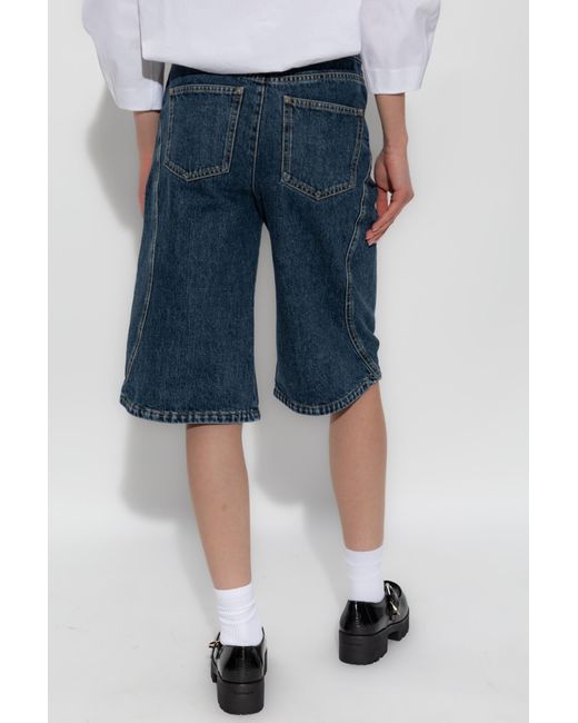 Givenchy Blue Denim Bermudas