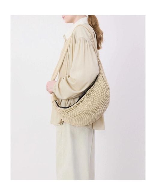Lemaire White X Filt Croissant Bow Detail Shoulder Bag for men