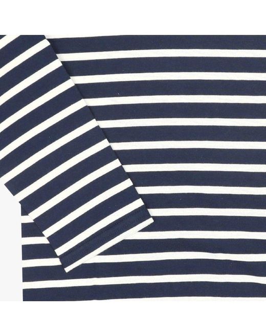 Saint James Blue Striped T-Shirt