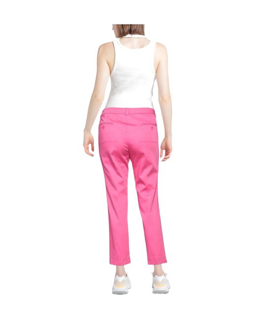 Weekend by Maxmara Pink Casual Trousers