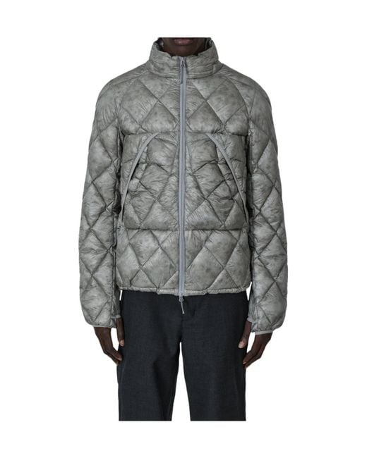 Roa Gray Diamond-Quilted Hooded Jacket for men
