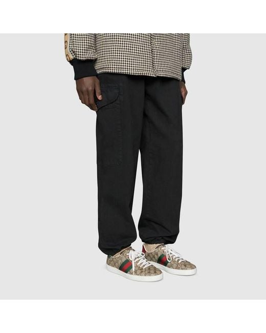 Gucci Green Ace Gg Supreme Bees Sneaker for men