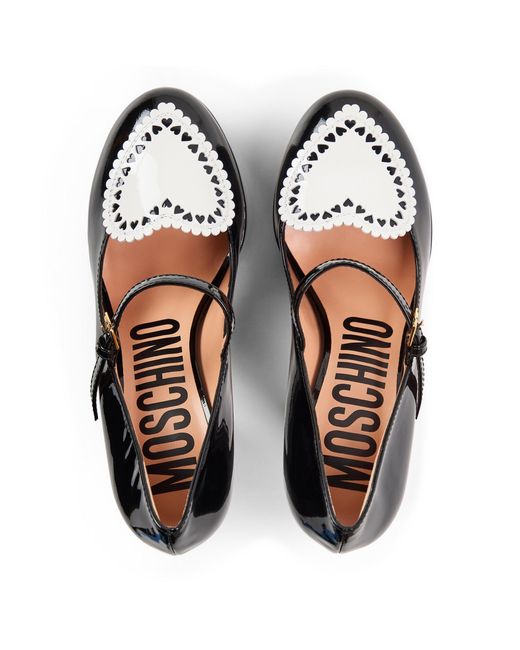 Moschino Black Thick-Soled High Heels