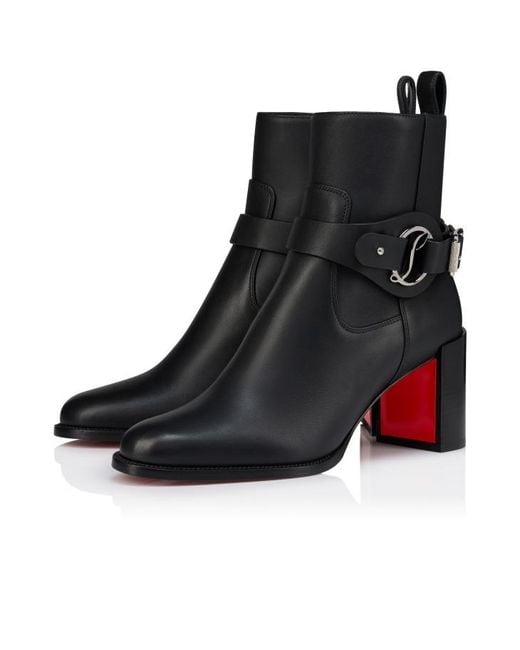 Christian Louboutin Black Dianouchette Short Boots
