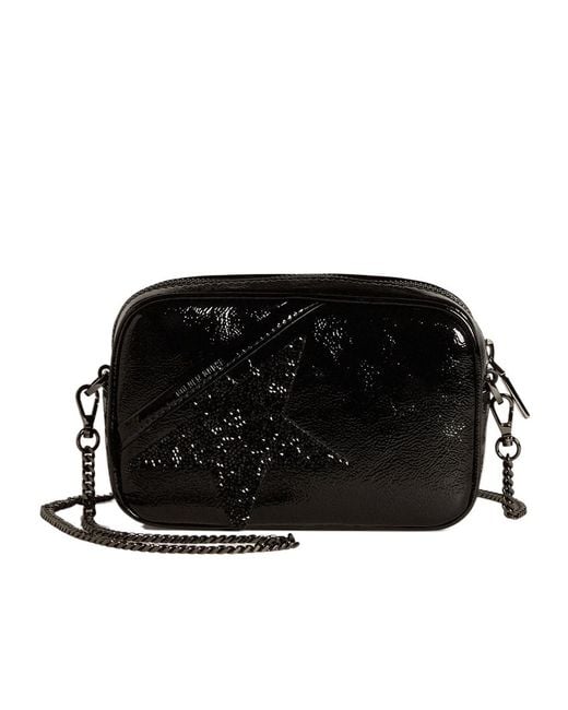 Golden Goose Deluxe Brand Black Mini Star Embellished Shoulder Bag