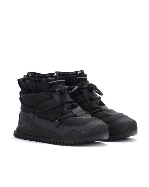 Stella McCartney Black Logo-Lacing Casual Sneakers