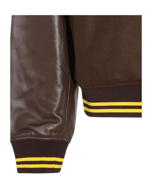 Casablanca Brown Long-Sleeve Casual Jacket for men
