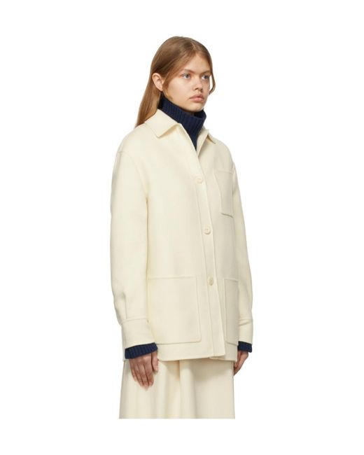 Loro Piana Natural Logo Shirt Jacket