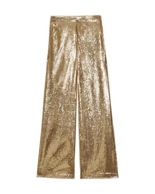 Ermanno Scervino Natural Trousers Shimmer