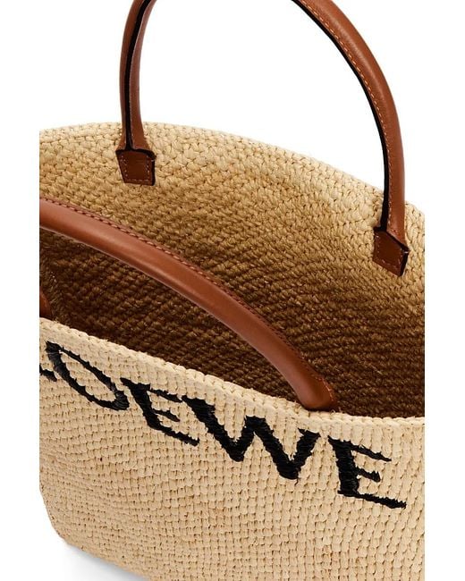Loewe Natural Logo Embroidered Tote Bag
