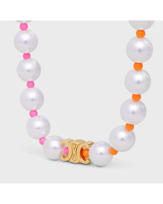 Céline White Plage Pearl Bracelet