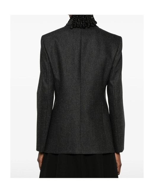 Giorgio Armani Black Long-Sleeve Blazer