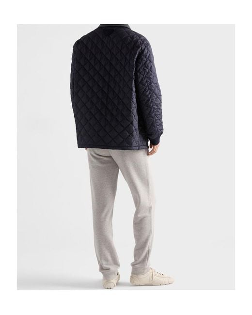 Prada Blue Re-Nylon Jacket for men
