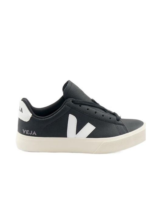 Veja Black Campo Low-Top Sneakers