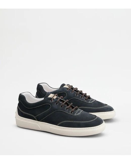 Tod's Black Round-Toe Sneakers for men