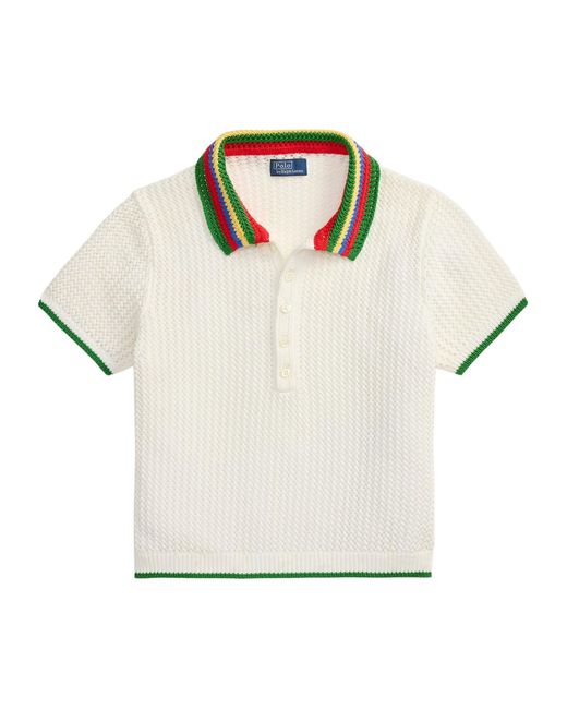 Polo Ralph Lauren White Short-Sleeved Polo Shirt