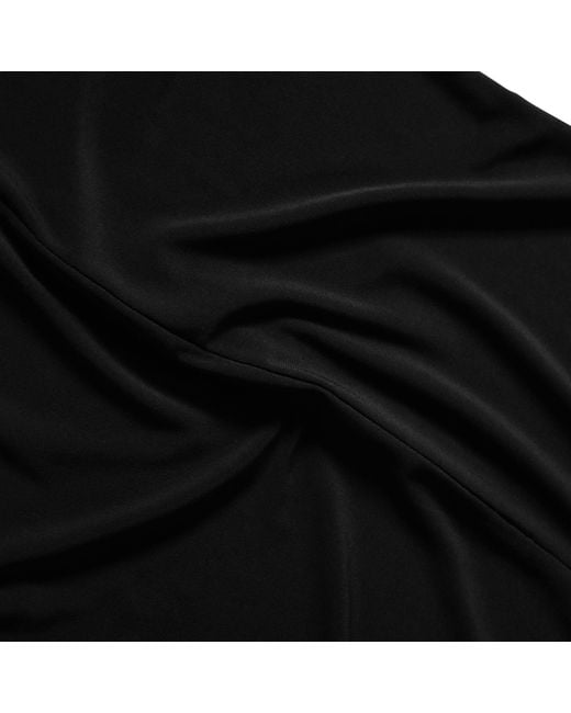 Norma Kamali Black Round-Neck Jumpsuit