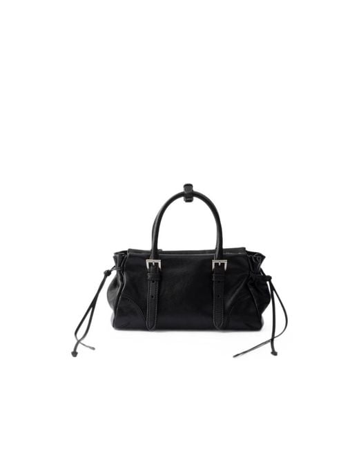 Prada Black Bonnie Small Tote Bag