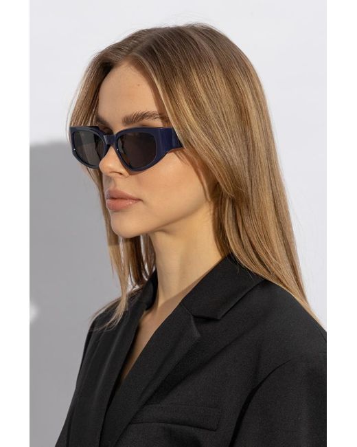 Jacquemus Gray Rectangle Frame Sunglasses
