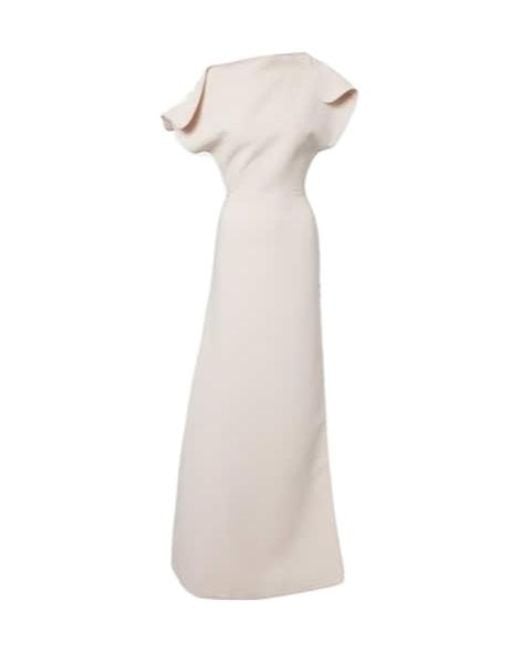 Maticevski White Absolve Draped Gown
