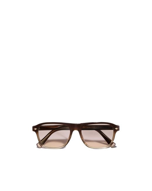 Brunello Cucinelli Multicolor Rectangular Acetate Frame for men