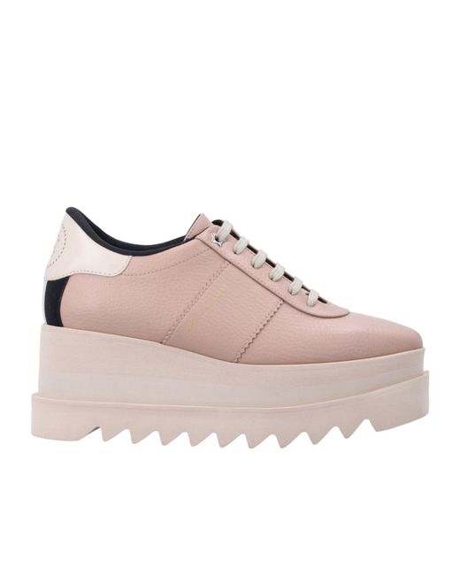 Stella McCartney Pink Sneakelyse Platform Trainers