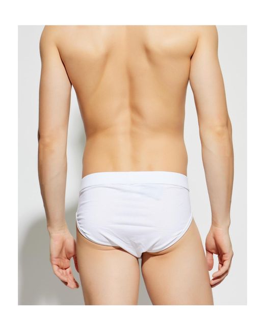 DSquared² White Logo Underwear for men