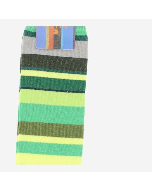 Gallo Green Printed Socks for men