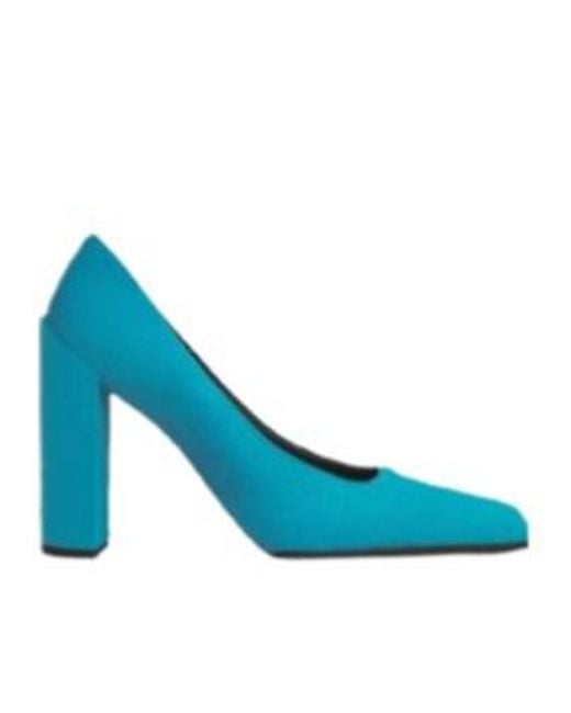 Alaïa Blue Square Pumps