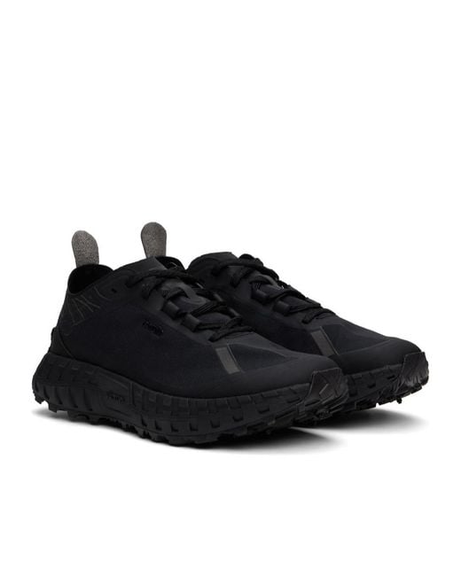 Norda Black Laced Sneakers for men