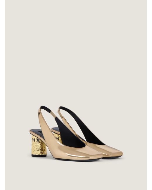 Givenchy Metallic Tape Slingback Pumps