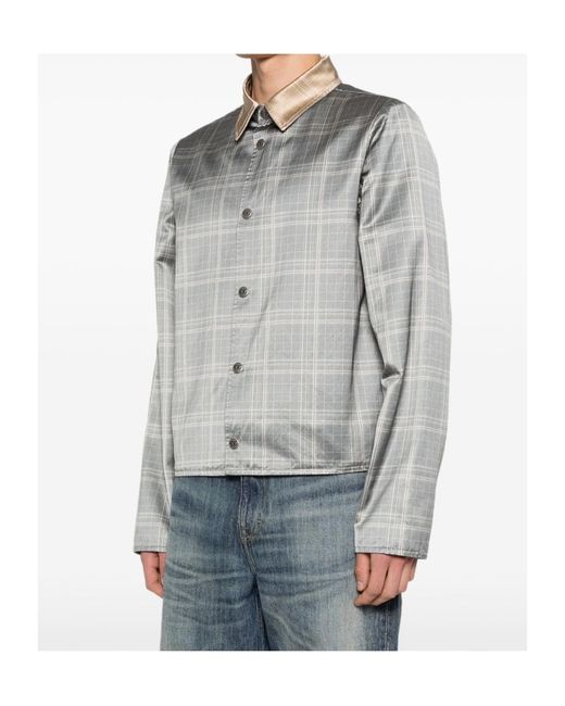 DIESEL Gray Reversible Casual Jacket for men