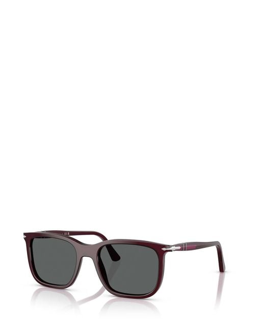 Persol Gray Square Frame Sunglasses for men
