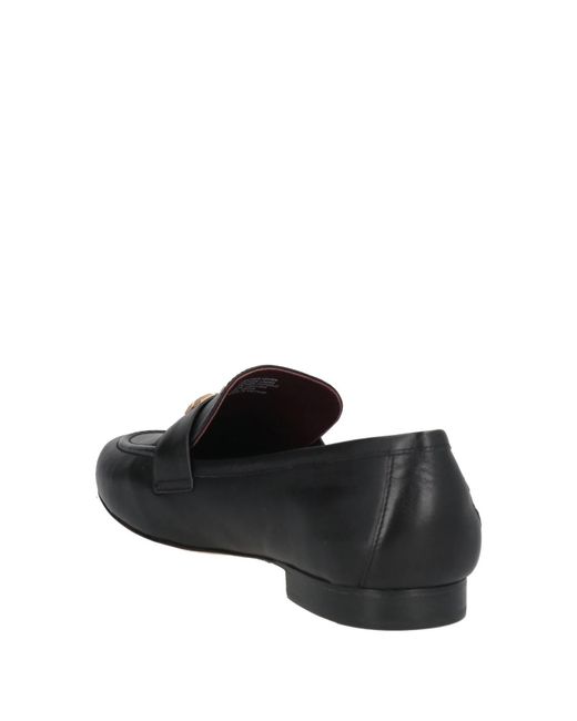 Tory Burch Black Classic Logo Flat Shoes