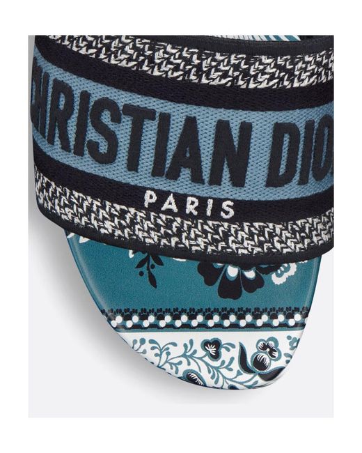 Dior Blue Dway Slide