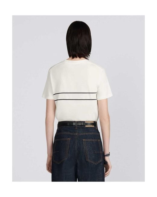 Dior White Logo T-Shirt