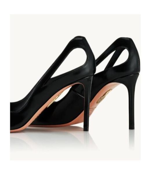 Aquazzura Black Pointed High Heels