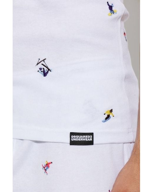 DSquared² Blue Sleeveless Vest for men