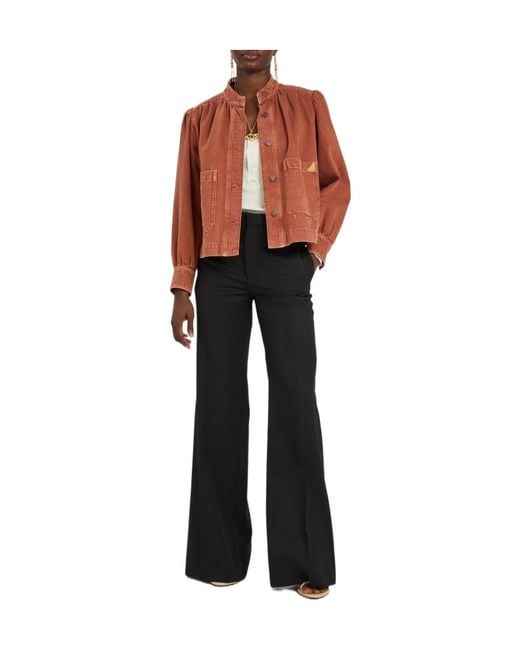 Chloé Orange Denim Jacket
