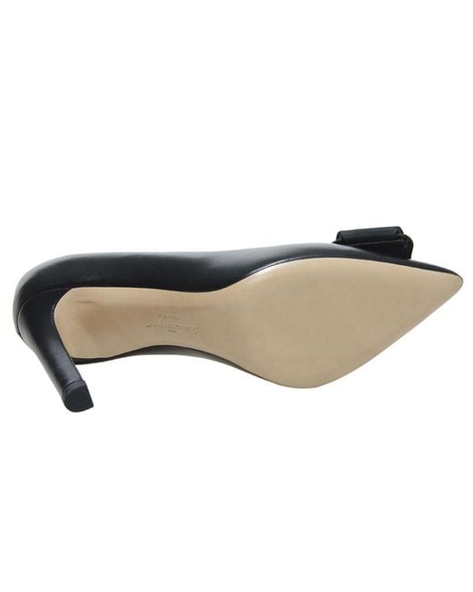 Ferragamo Black Bow High Heels
