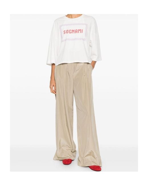 Forte_forte Natural Pleated Trousers