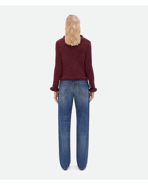 Bottega Veneta Blue Slim Long-Sleeved Cardigan