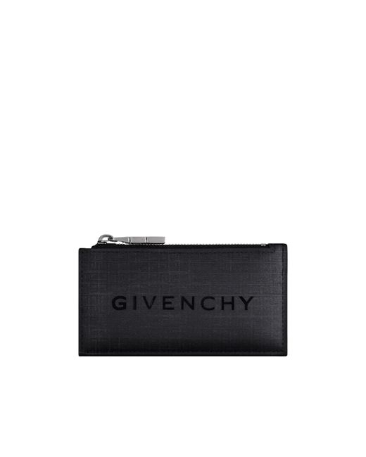 Givenchy Black Zipped Wallet for men