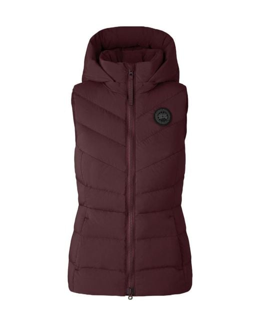 Canada Goose Purple Clair Vest Label
